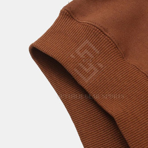 Camisetas de Forro Polar de Alta Calidad Hechas en Fábrica, Transpirables, Ecológicas, Informales para Invierno, con Logotipo Personalizado, Mezcla de Algodón para Hombre - Product Image 4