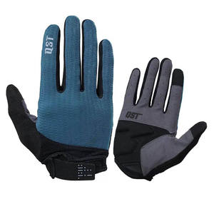wholesale Full Finger Cycling <b>Gloves</b> Breathable <b>Mesh</b> Anti-Slip Palm Touchscreen Compatible breathable Custom Logo & Design - Product Image 5