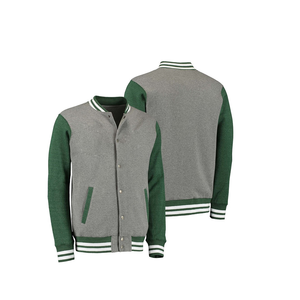 แจ็กเก็ตเลตเตอร์แมนของผู้ชายเสื้อมีคอตั้งโลโก้ด้านหน้าขายดี - Product Image 4