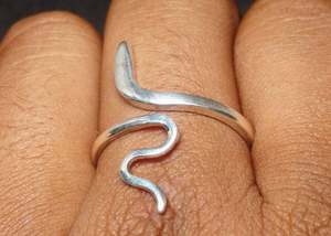 Designer Silver <b>Snake</b> Rings Handmade 925 Sterling Silver <b>Snake</b> <b>Jewelry</b> Adjustable <b>Snake</b> Rings Stacking <b>Jewelry</b> Gift for Her - Product Image 3