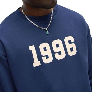 Unisex Oversized Relaxed Fit Crewneck Sweatshirts Premium Quality 100% Cotton Fleece Long Sleeve Pullover Private Label OEM ODM - Product Image 2