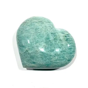Alta calidad a granel Natural cielo azul amazonita piedra preciosa pulida corazón Feng Shui amor tallado a mano cuarzo curación metafísica - Product Image 1