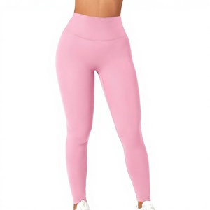 Wholesale Custom High Waisted Sports Workout Yoga <b>Leggings</b> for Women Soft Polyester Gym Fitness <b>Leggings</b> <b>With</b> <b>Pocket</b> - Product Image 1
