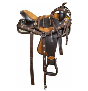 Silla de Montar Occidental al por Mayor, Silla de Montar de Cuero de Alta Calidad, Sillas de Montar Australianas Sintéticas para Montar al Aire Libre y en Senderos - Product Image 6