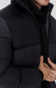 Chaqueta de burbujas de estilo callejero para hombre, hecha a medida, de alta calidad, con cuello levantado de concha de Cachemira, temporada de invierno, el último precio barato - Product Image 2