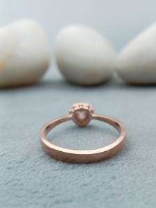 Anillo Solitario Personalizable de Oro de 14k/18k con Diamante Cultivado en Laboratorio de 1ct en Forma de Corazón VVS, Certificado, para Mujer, Clásico, para Bodas y Fiestas - Product Image 4