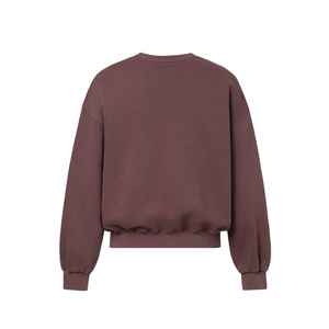 Sweat-shirt à col rond en molleton français surdimensionné 100% coton, streetwear de luxe, sweat-shirt à col rond pour homme - Product Image 2