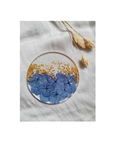 Sous-verre unique en résine de 5 mm d'épaisseur, conçu pour les cadeaux de famille, design contemporain de luxe artisanal, durable et résistant à la chaleur pour la table - Product Image 2