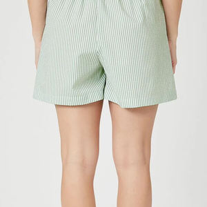 Hecho en fábrica Material transpirable Tamaño adulto Mujeres Pantalones cortos a rayas Nuevo estilo Streetwear Mujeres Pantalones cortos a rayas - Product Image 5