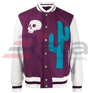 2024 veste universitaire de baseball pour hommes avec logo personnalisé meilleur design pour la saison d'hiver coupe ajustée Style décontracté pour le printemps et l'automne - Product Image 1