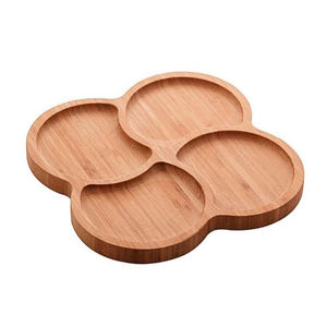 Elegante plato de madera natural para servir para decoración del hogar, fiestas de cocina, el mejor precio, frutos secos ecológicos, dulces, aperitivos, servir - Product Image 5