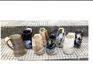 Tasses à boire Viking médiévales Buffalo, cadeau d'anniversaire, cadeaux de mari, cadeau de couples, cadeaux de Noël - Product Image 2