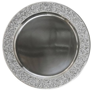 Hotel restaurante Catering que sirve gran oferta acabado esmaltado 13 pulgadas Hotel banquete cena servidor cargador placa - Product Image 3