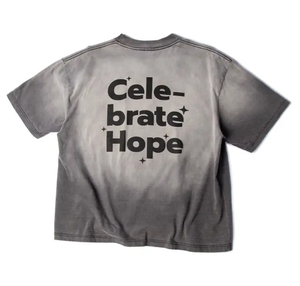 Camiseta acampanada con estampado de algodón 100% personalizado para hombre, ropa de calle, camiseta gráfica recortada de peso pesado, camiseta gráfica con serigrafía para hombre - Product Image 1