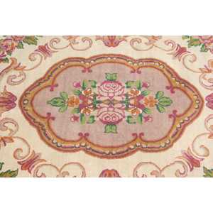 Alfombra Turca de 7.3x10.4 pies (222x318 cm), Alfombra Vintage con Bordes Rojos - Product Image 5