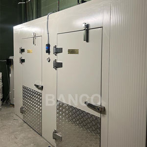 Chambre froide et congélateur commerciaux sur mesure Banco avec portes vitrées, étagères, moteur et système de refroidissement - Product Image 2