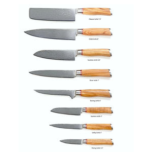 Cuchillos de Cocina Profesionales de Alta Calidad de 3.5 Pulgadas, Cuchillo para Pelar Frutas de Acero Damasco VG10 con Mango de Madera de Olivo Natural - Product Image 6