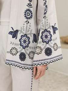 Latest Collection Embroidered Cotton Silk Georgette Salwar Kameez Party Wear Wrinkle Free Loose Fit All Seasons Indian Pakistani - Product Image 4