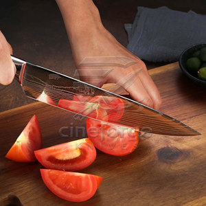 Quality Made Custom Color & Size Damascus Chef <b>Knives</b> <b>Set</b> Hot Product Sustainable Damascus Chef <b>Knives</b> <b>Set</b> - Product Image 5