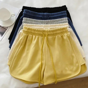 Pantalones cortos personalizados de LICRA y algodón para mujer, ropa de Fitness informal, pantalones cortos de Yoga, pantalones cortos deportivos de algodón para gimnasio, pantalones cortos de yoga personalizados 2025 - Product Image 1