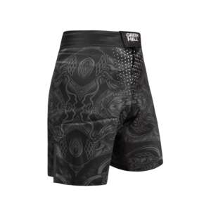 Pantalones Cortos de MMA Blancos de Diseño Personalizado GREEN HILL, Ropa de Poliéster Elástico para Grappling y BJJ para Gimnasio, Sublimados (10537) - Product Image 4