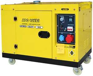 Generador Diésel Berksan ADG12ES3 de 10 KVA, Trifásico, 400 V, 50 Hz, con Cubierta, Refrigerado por Agua, Arranque Eléctrico de 24 V CC, 15.2 A, Origen TR - Product Image 1
