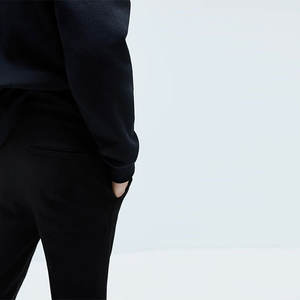 Chándal de chándal con cremallera y logotipo personalizado para hombre de invierno, ropa de calle de algodón 100% para entrenamiento de correr - Product Image 4