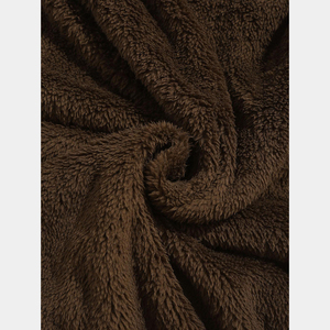 OEM personalizado Chenille bordado Sudadera con capucha hombres canguro bolsillo cordón mullido Sudadera con capucha Micro Sherpa Polar Fleece Sudadera con capucha para hombre - Product Image 3