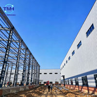 Structure en acier préfabriquée PEB pour bâtiment industriel lourd, grande structure métallique pour hangar, entrepôt, usine de fabrication