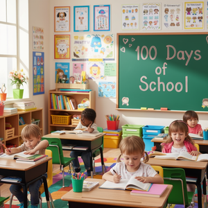 T-shirt mignon pour chien « Joyeux 101 jours d'école » – T-shirt promotionnel pour enseignant et élève « 100 jours » - Product Image 3