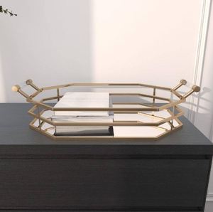 ที่กำหนดเองตกแต่งทองโลหะให้บริการถาดปริมาณจำนวนมากสำหรับบ้านโรงแรมร้านอาหารบาร์เครื่องครัวตกแต่งตารางขายร้อน2023 - Product Image 6