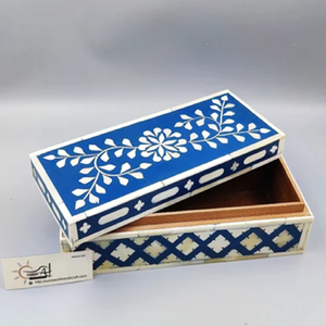 Boîtes à bijoux de luxe en incrustation d'os fabriquées à la main pour stocker les cadeaux ou la décoration de trésors disponibles en gros au tarif de gros - Product Image 5