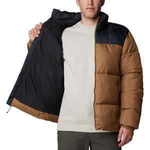 Vestes pour hommes personnalisées, doudoune d'hiver, veste matelassée à manches longues, tissu léger et respirant, veste d'hiver OEM - Product Image 4
