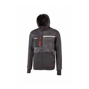 U-POWER Men's Workwear <b>Sweatshirt</b> Galaxy Asphalt <b>Grey</b> Hoodie - Product Image 1