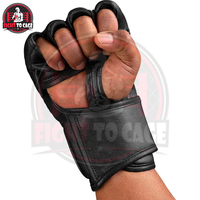 Dernier design, logo personnalisé imprimé, gants de boxe MMA pour adultes réutilisables de la plus haute qualité en cuir/microfibre avec fermeture auto-agrippante, personnalisables