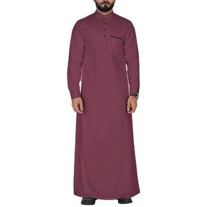 Hot Selling Islamic <b>Clothes</b> for <b>Festival</b> Jubba Pakistan Long Sleeve with Pants Abaya Muslim Thobe Islamic Clothing dress - Product Image 6