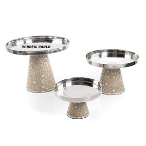 Juego de tres cuencos de chocolate de metal con soporte árabe, forma redonda, cuenco decorativo para dulces, cuenco de chocolate nuevo y elegante de alta calidad - Product Image 4