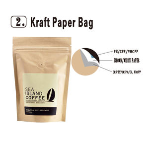 Sacs en papier kraft personnalisés avec fermeture éclair et fenêtre pour brownies et friandises, emballage alimentaire, transparent - Product Image 4