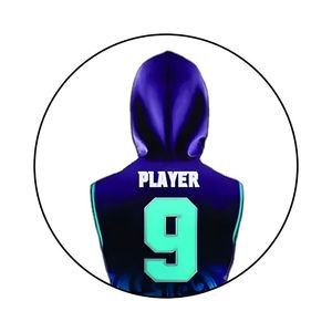 Ensemble de maillot et short de compression 7V7 respirant, grande taille, pour football américain, avec motif imprimé par transfert thermique - Product Image 5