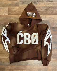 เสื้อฮู้ดผ้าฟลีซย้อมสีแบบกรด 100% ผ้าฝ้าย ระบายอากาศ กันลม แห้งเร็ว มีเชือกผูก ผลิตตามสั่งขายส่ง สำหรับฤดูหนาว - Product Image 4