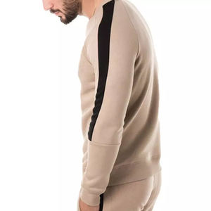 เสื้อสเวตเตอร์พิมพ์ลายพัฟสำหรับผู้ชายไซส์ใหญ่พิเศษเสื้อโอเวอร์ไซส์ผ้าคอตตอนถัก100% ดีไซน์ลายโลโก้3D ออกแบบได้ตามต้องการสำหรับฤดูหนาว - Product Image 3