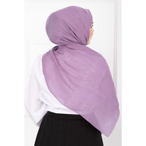 Ensemble châle, écharpe, gants et chapeau élégants en bambou lilas - Product Image 3