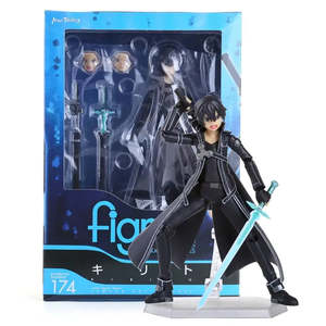 <b>Sword</b> Art Online Kirito Kazuto Et Asuna <b>Plastic</b> Figurines Japan Animation Source - Product Image 2