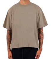 Camiseta de Hombre de Talla Grande de Alta Calidad al por Mayor, Proveedores BD, OEM, Personalizada, Ecológica, Anti-Pilling, con Impresión Frontal en Relieve, 100% Algodón