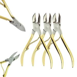 Cortaúñas de Alta Calidad para Uñas Encarnadas, Mango Dorado, Acero Inoxidable, Apertura de Mandíbula Ancha, Herramienta de Precisión para el Cuidado de Uñas Gruesas y Curvas - Product Image 3