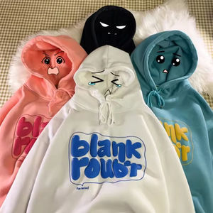 พัฟพิมพ์Hoodie Streetwearผู้ชายHoodieเฮฟวี่เวทผ้าฝ้ายขนแกะPullover USAขนาดHoodieสําหรับชายPlusขนาดUnisex Hooded - Product Image 6