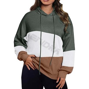 Sweat à capuche surdimensionné pour les grandes tailles Vêtements de sport chauds et confortables en plusieurs couleurs pour le printemps et le temps froid - Product Image 1