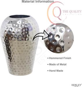 Elegante Florero Metálico para Decoración de Sala de Estar, Diseñado para Realzar Mesas, Estantes y Esquinas Decorativas - Product Image 5