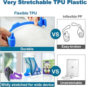 Supporto per telefono cellulare regolabile universale Honsky grazioso Design flessibile con pollici pigri perfetto regalo per Tablet PC - Product Image 5