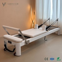 Reformer de Pilates professionnel en alliage d'aluminium avec poulies silencieuses, machine d'exercice commerciale pour studios de Pilates de prestige